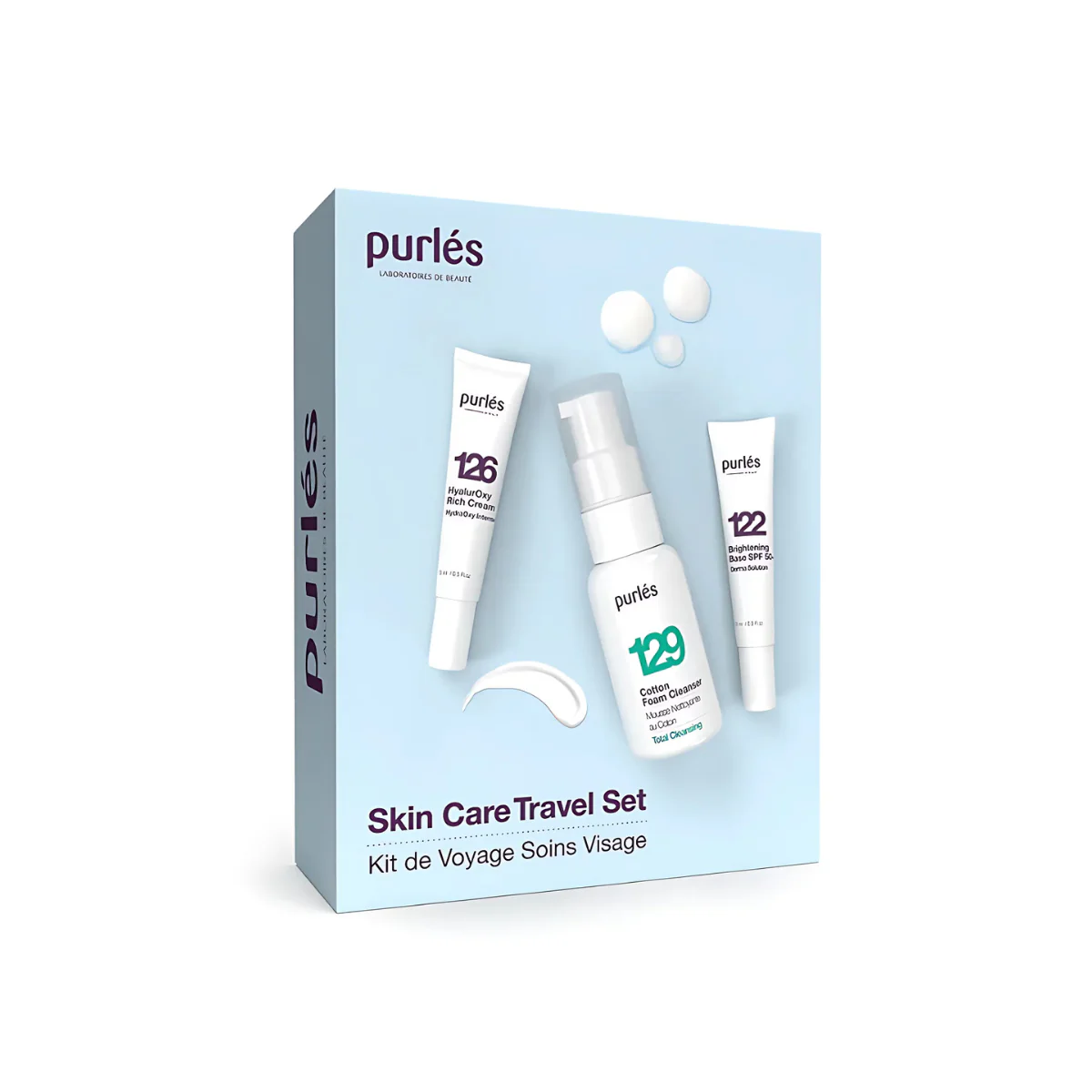 Skincare travel set